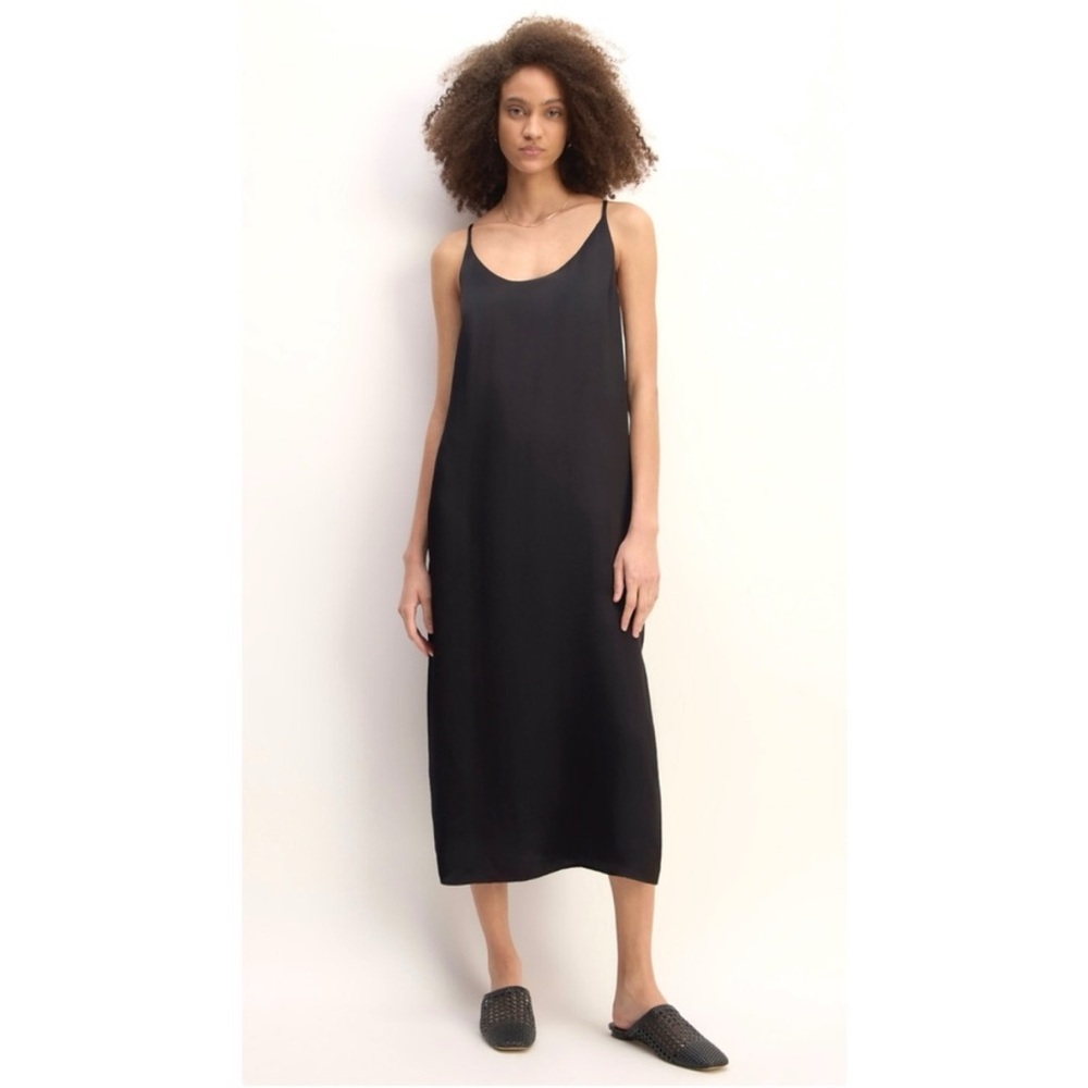 Everlane Classic Black Midi Dress